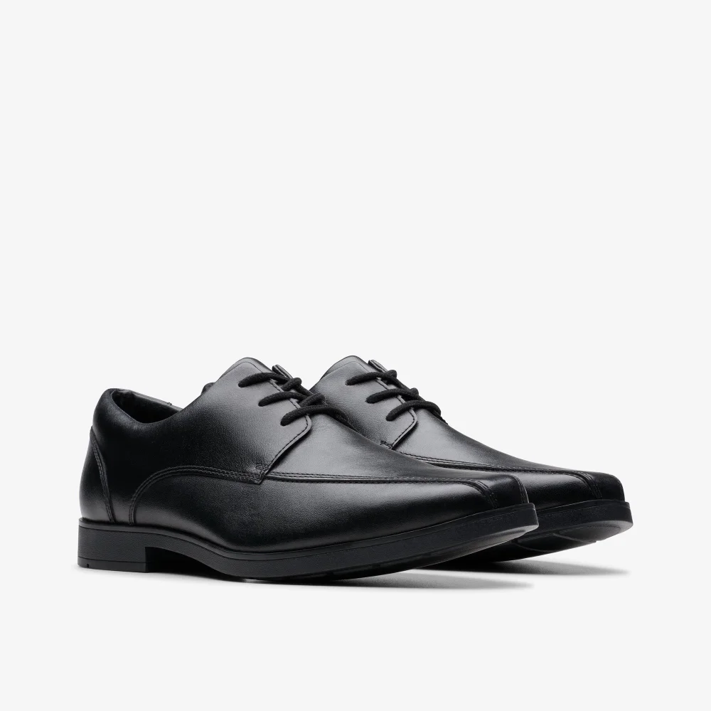 Clarks School Boys Black Scala Step Youth Leather Standard - 3 Image 4
