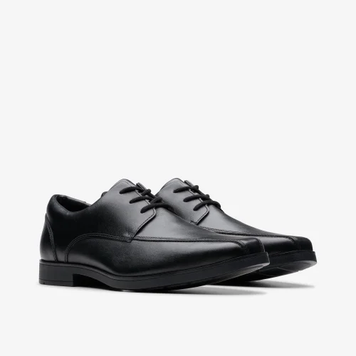Clarks School Boys Black Scala Step Youth Leather Standard - 3 Image 4