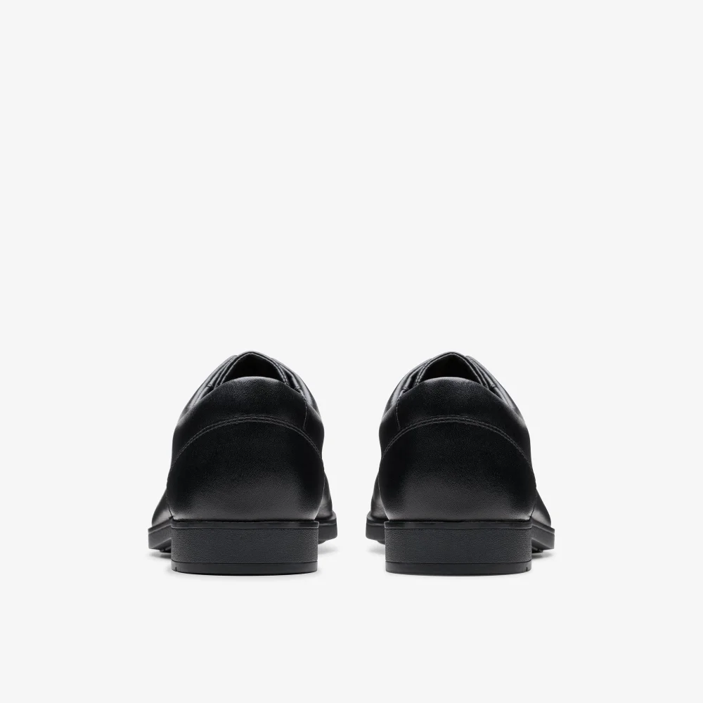 Clarks School Boys Black Scala Step Youth Leather Standard - 3 Image 5