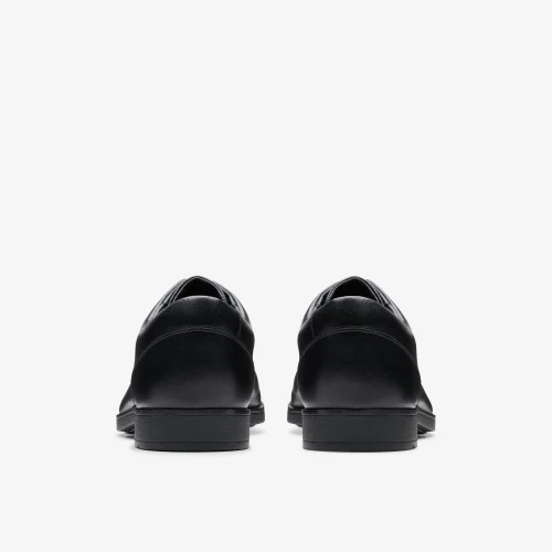 Clarks School Boys Black Scala Step Youth Leather Standard - 3 Image 5