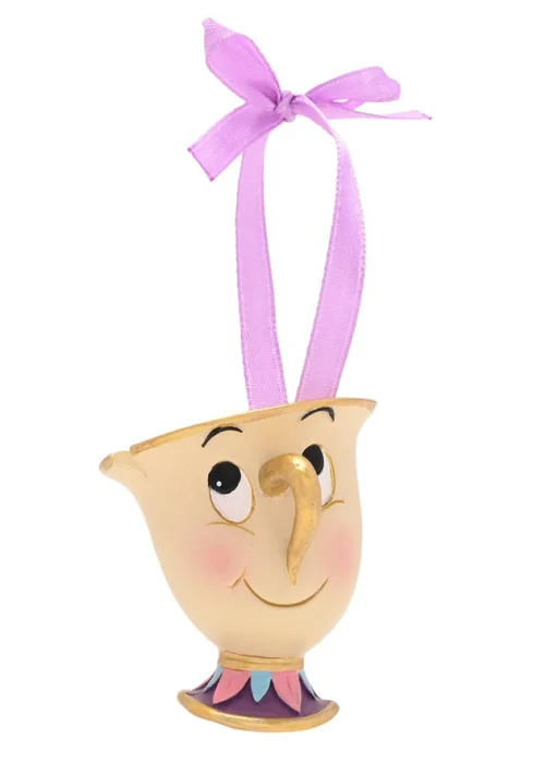 Disney Chip And Mrs Potts Set of 2 Hanging Decorations - One Size Image 3