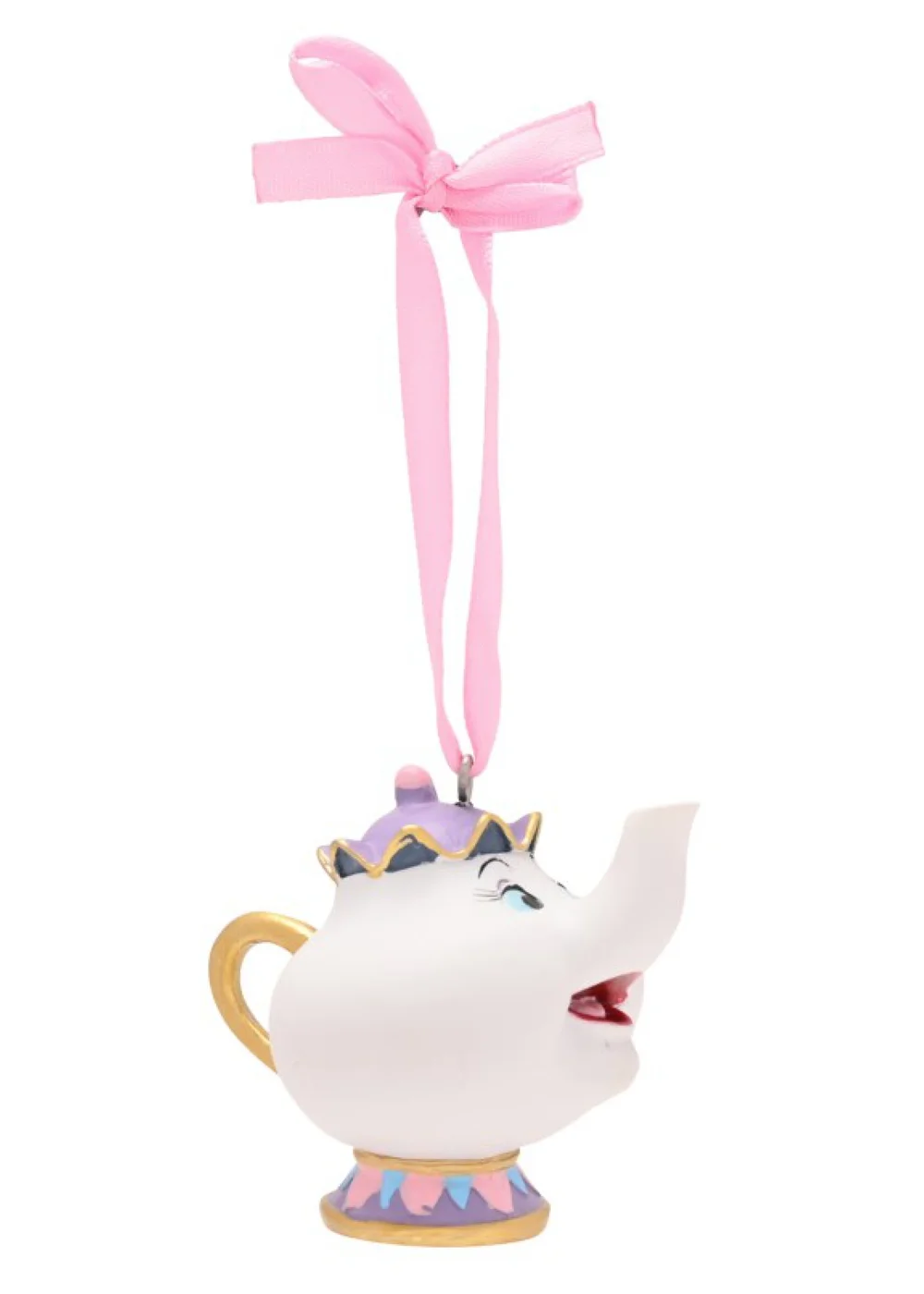 Disney Chip And Mrs Potts Set of 2 Hanging Decorations - One Size Image 5