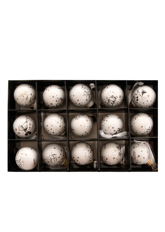 Disney Set of 15 Ceramic Baubles