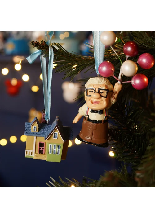Disney Carl And House Set of 2 Hanging Decorations - One Size Image 1