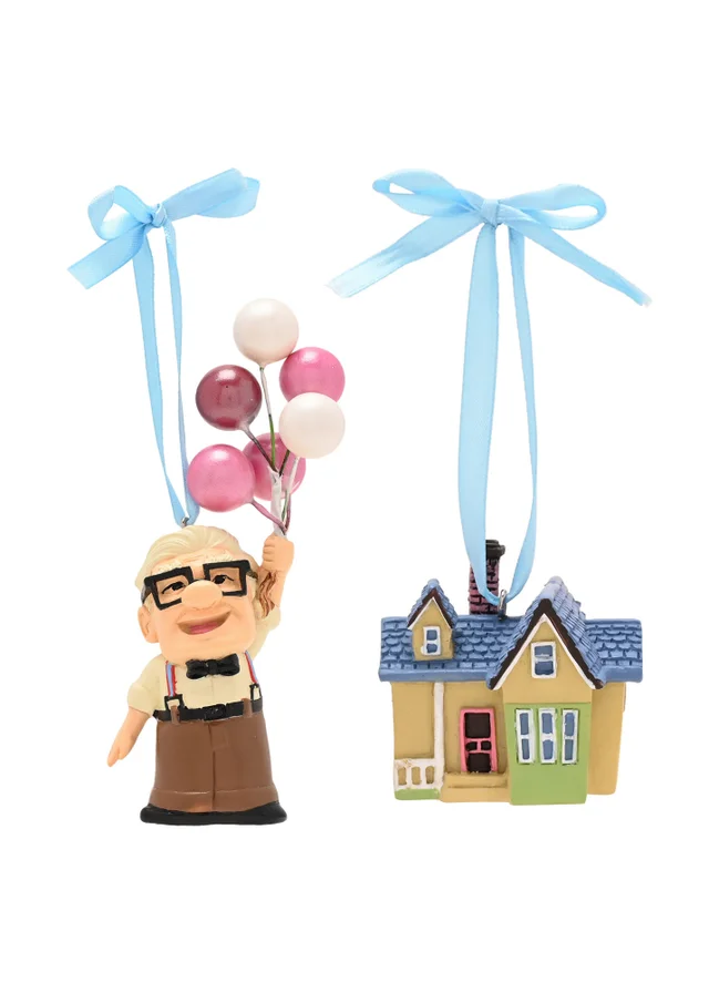 Disney Carl And House Set of 2 Hanging Decorations