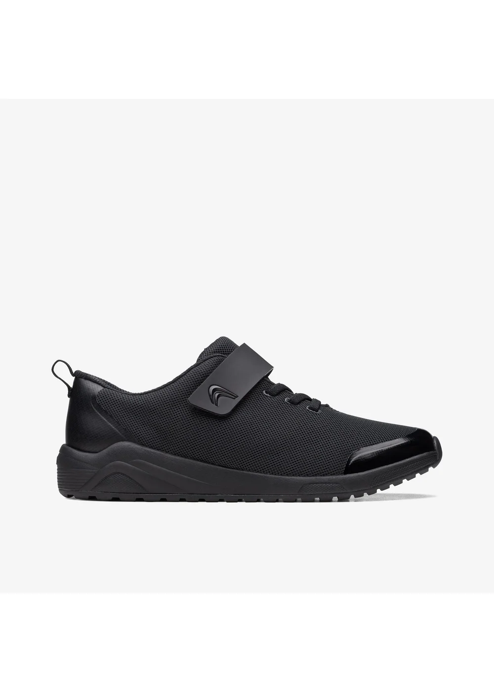 Clarks School Boys Black Aeon Pace Youth Textile Wide - 7.5 Image 1