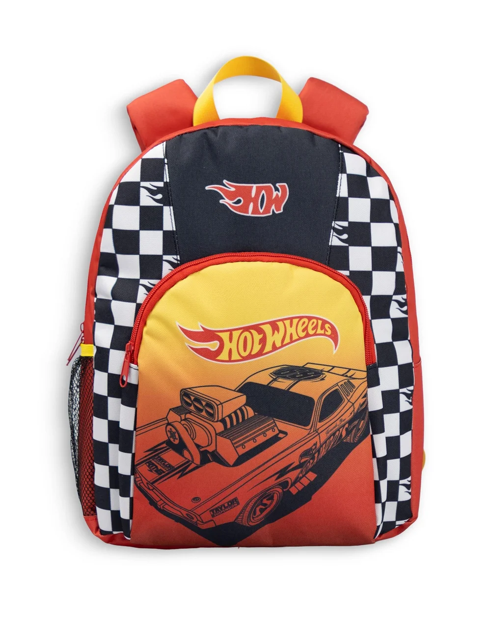 Vanilla Underground Hot Wheels Boys Red Checker Board Backpack (One Size) - One Size Image 4