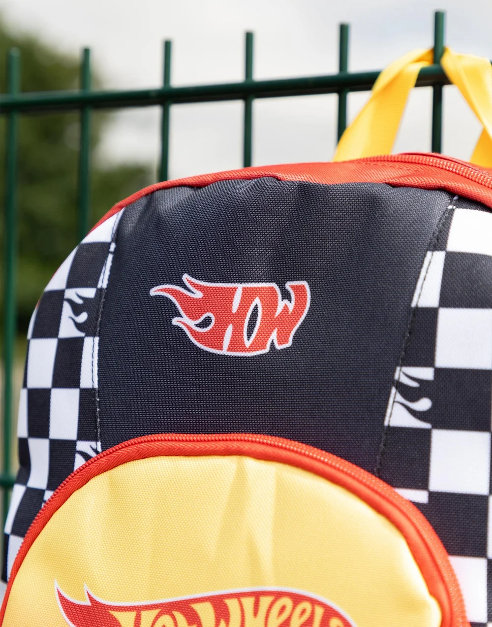 Vanilla Underground Hot Wheels Boys Red Checker Board Backpack (One Size) - One Size Image 3