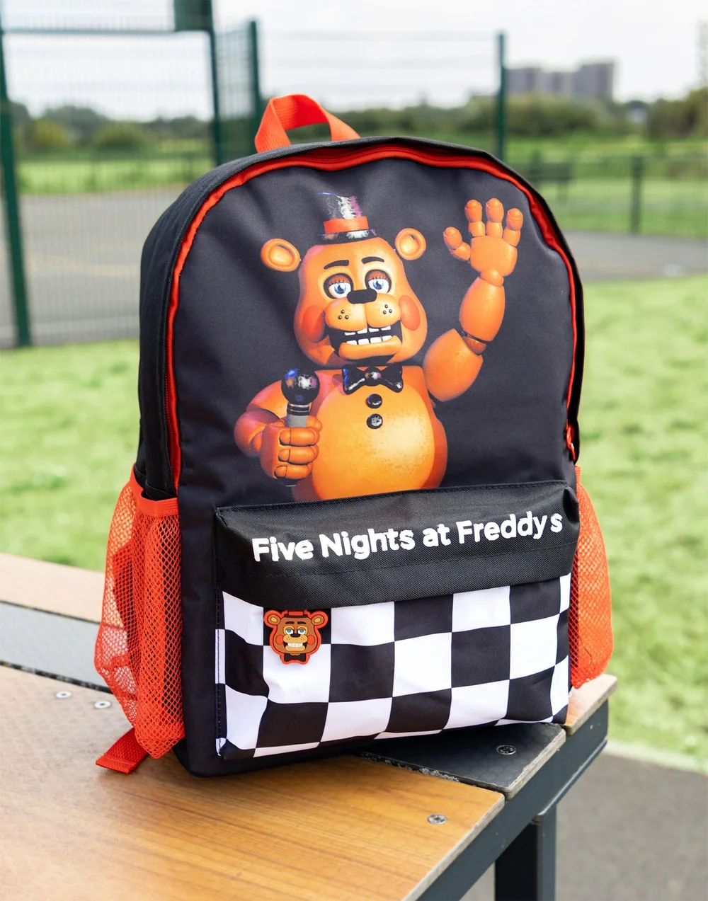 Vanilla Underground Five Nights At Freddy's Boys Black Character Backpack (One Size) - One Size Image 1