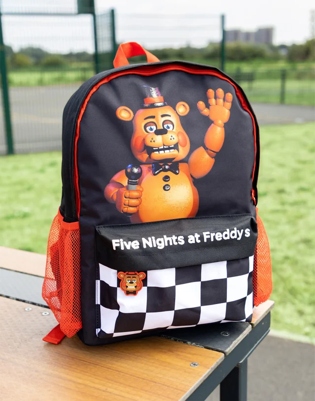 Vanilla Underground Five Nights At Freddy's Boys Black Character Backpack (One Size)