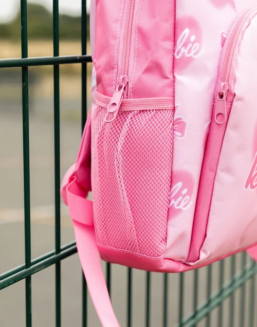 Vanilla Underground Barbie Girls Pink Heart Backpack (One Size) - One Size Image 3