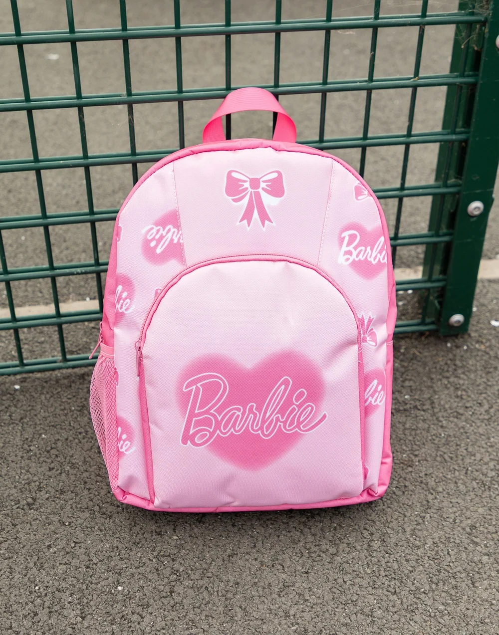 Vanilla Underground Barbie Girls Pink Heart Backpack (One Size) - One Size Image 2