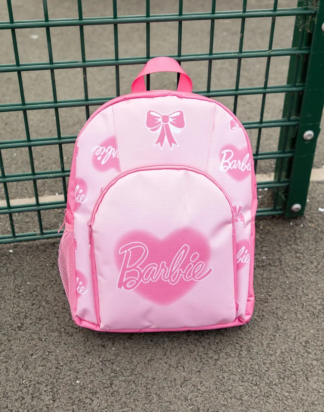 Vanilla Underground Barbie Girls Pink Heart Backpack (One Size)