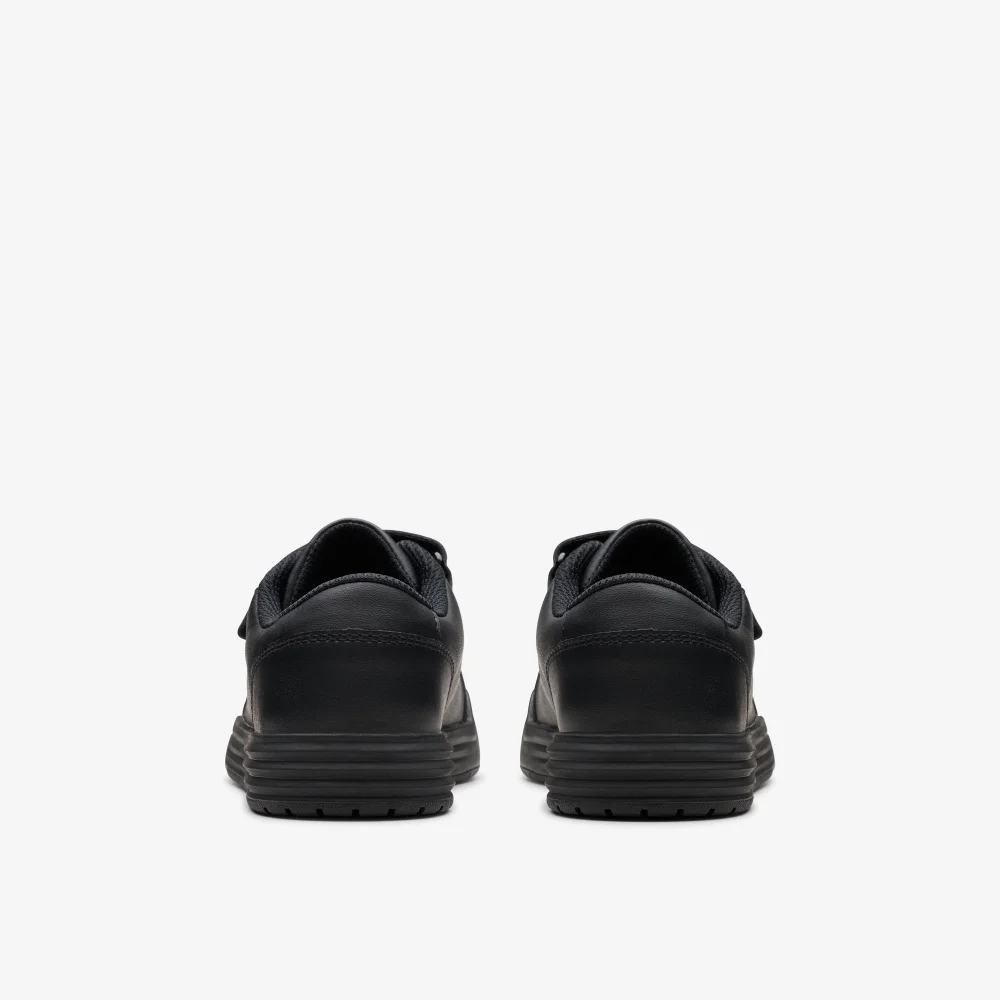 Clarks School Urban Bright Kid Black Leather Standard - 8.5 Infant Image 5