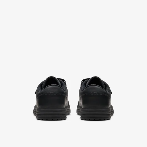 Clarks School Urban Bright Kid Black Leather Standard - 8.5 Infant Image 5