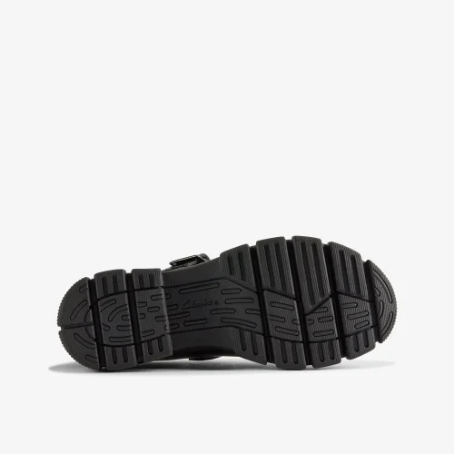 Clarks School Evyn Bar Kid Black Patent Wide - 10.5 Infant Image 3