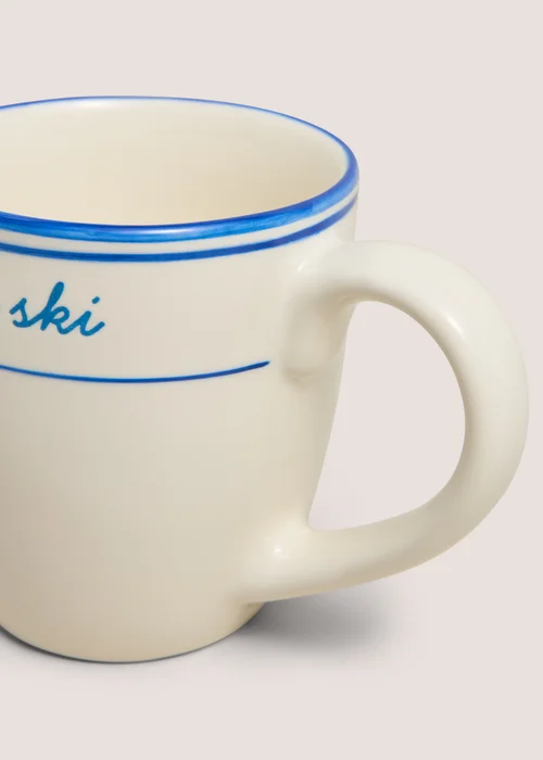 Blue Ceramic Apres Ski Mug Image 2