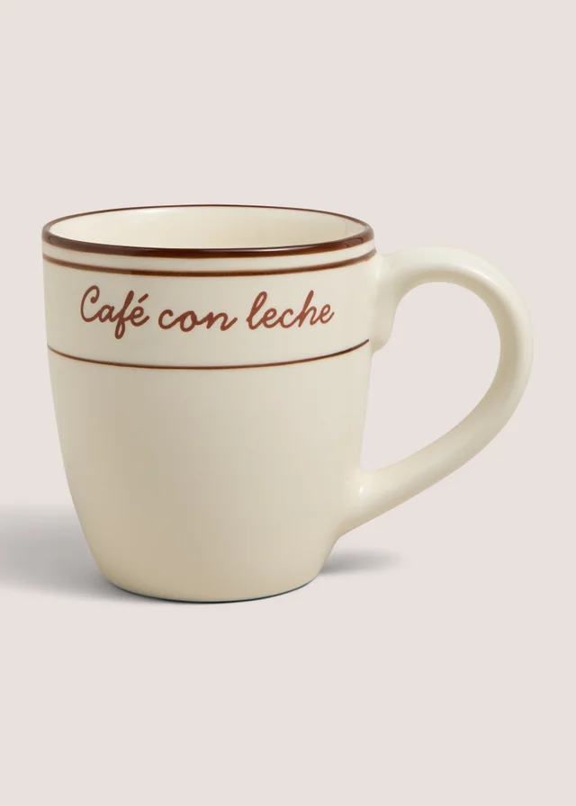Brown Café Con Leche Mug