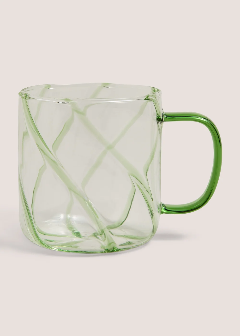 Green Glass Mug Image 1