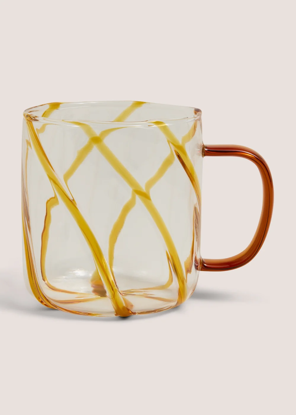 Yellow Glass Mug Image 1
