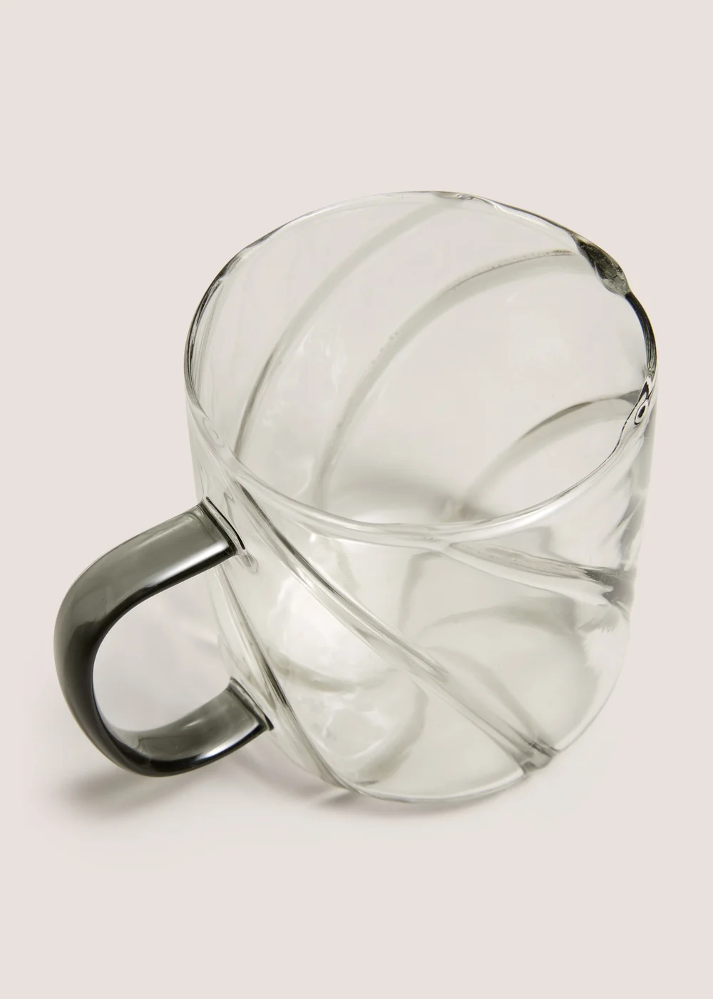 Grey Glass Mug Image 2