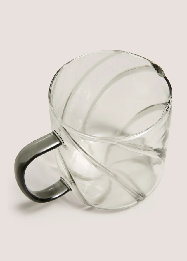 Grey Glass Mug