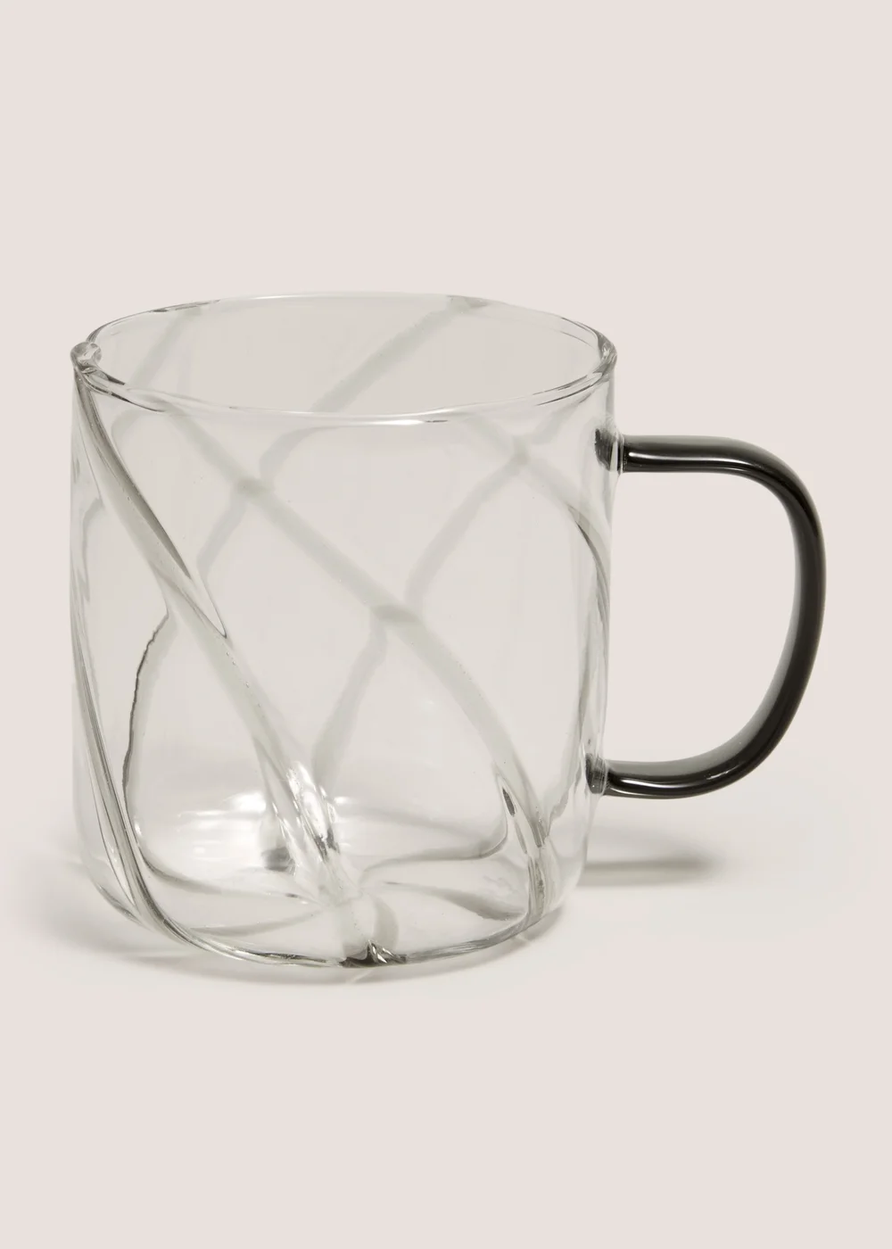 Grey Glass Mug Image 1