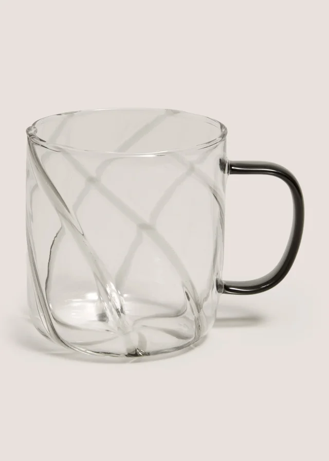 Grey Glass Mug