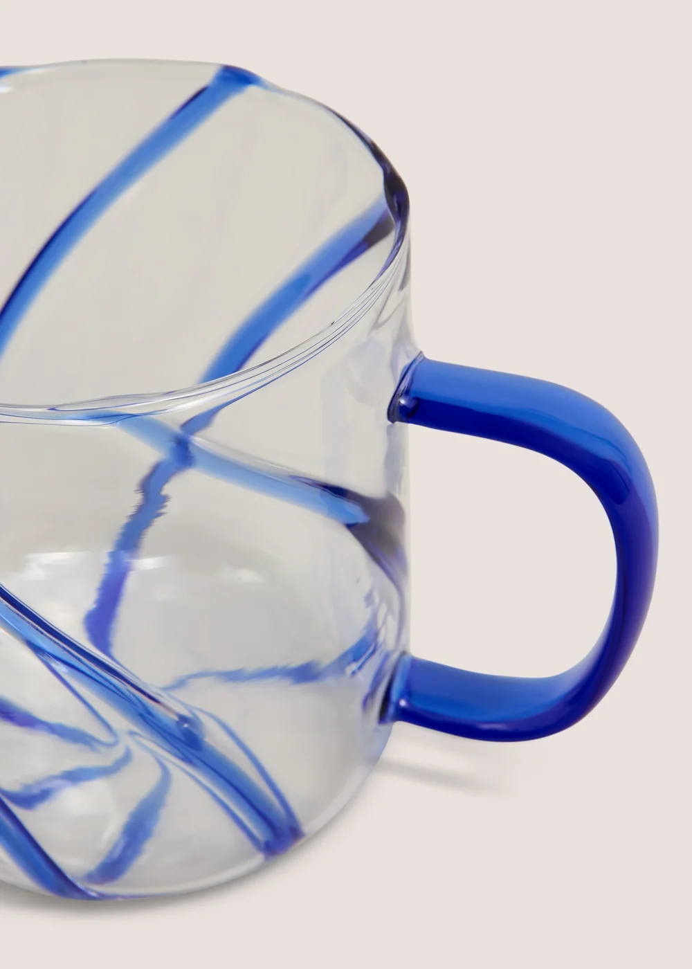Blue Glass Mug Image 2