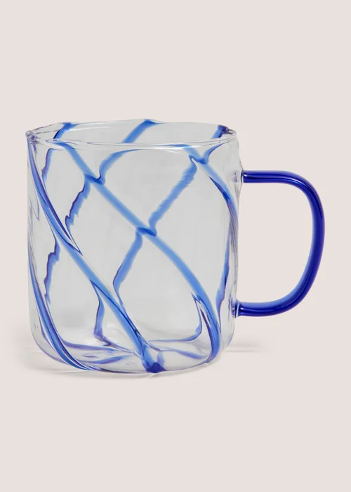 Blue Glass Mug Image 1