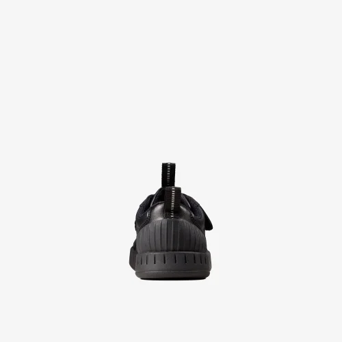 Clarks School Apollo Step Toddler Black Leather Wide - 7.5 Infants Image 5