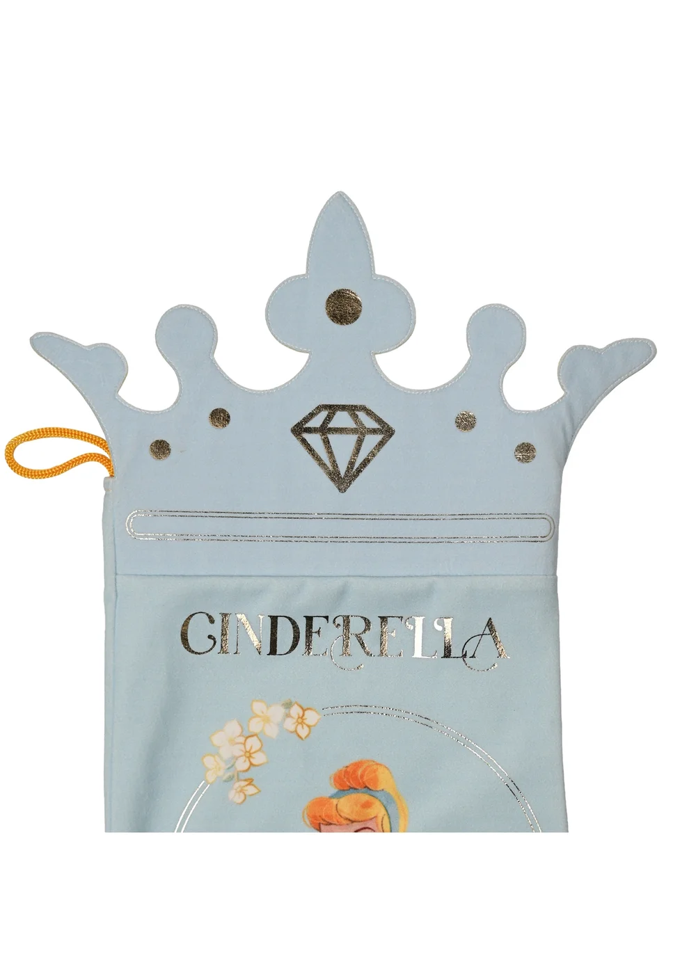 Disney Princess Cinderella Stocking Pale Blue - One Size Image 2