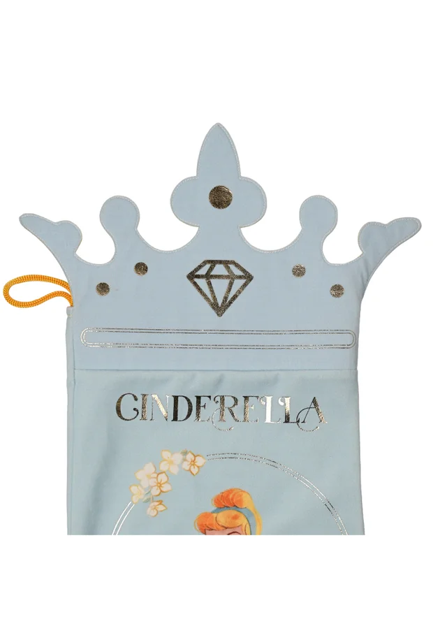 Disney Princess Cinderella Stocking Pale Blue
