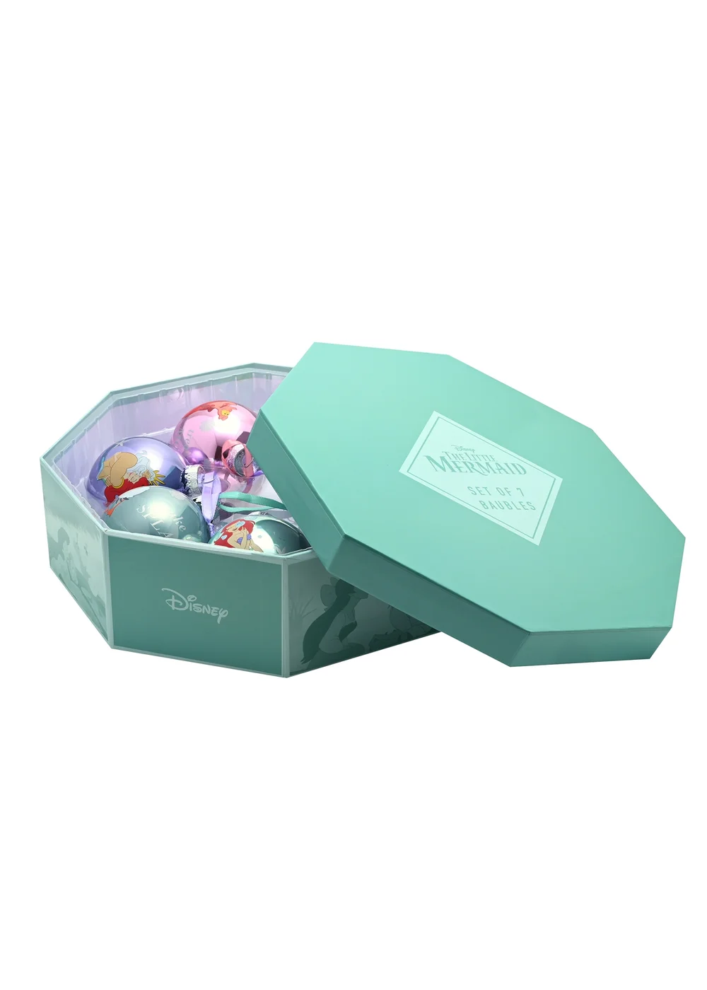 Disney The Little Mermaid Set of 7 Assorted Baubles - One Size Image 3
