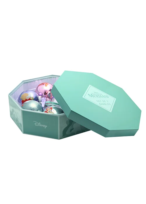 Disney The Little Mermaid Set of 7 Assorted Baubles - One Size Image 3
