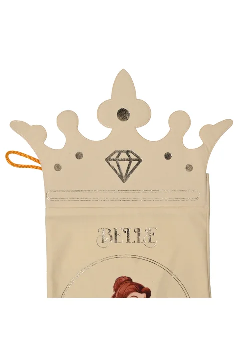 Disney Princess Belle Stocking in Cream - One Size Image 2