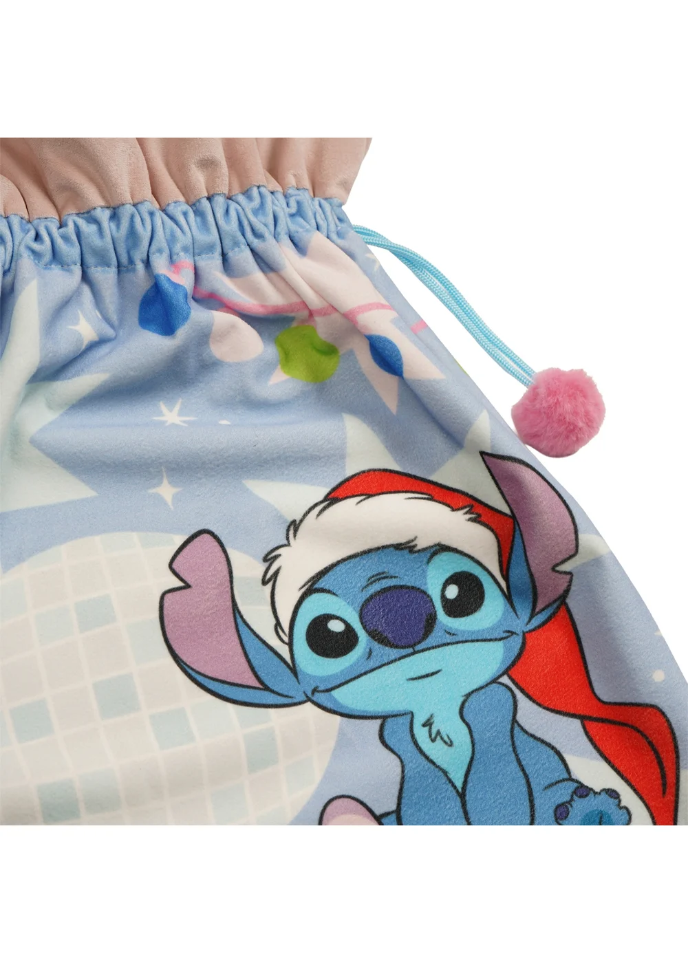 Disney Icon Stitch Present Sack in Blue - One Size Image 3