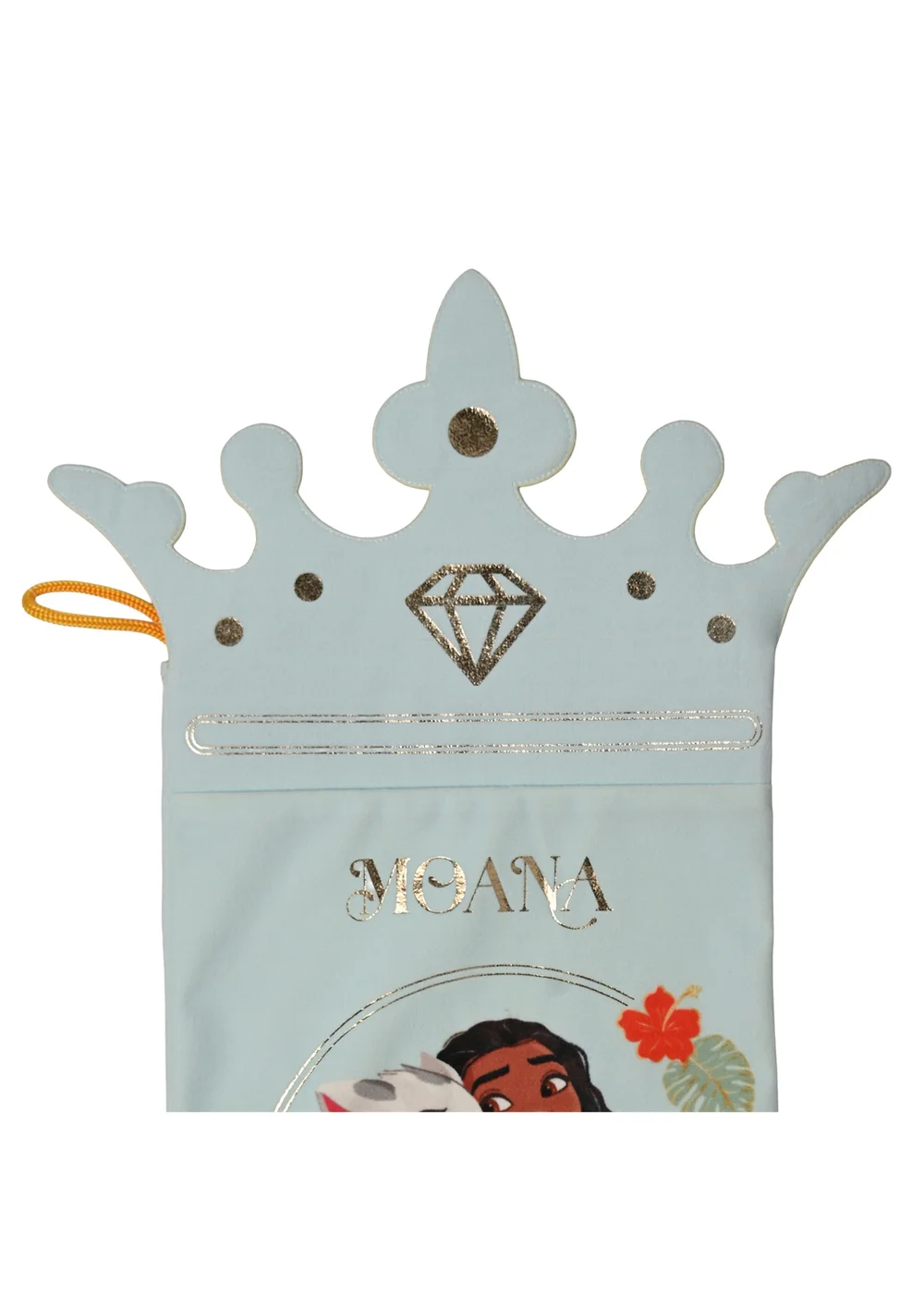 Disney Princess Moana Stocking in Blue - One Size Image 2