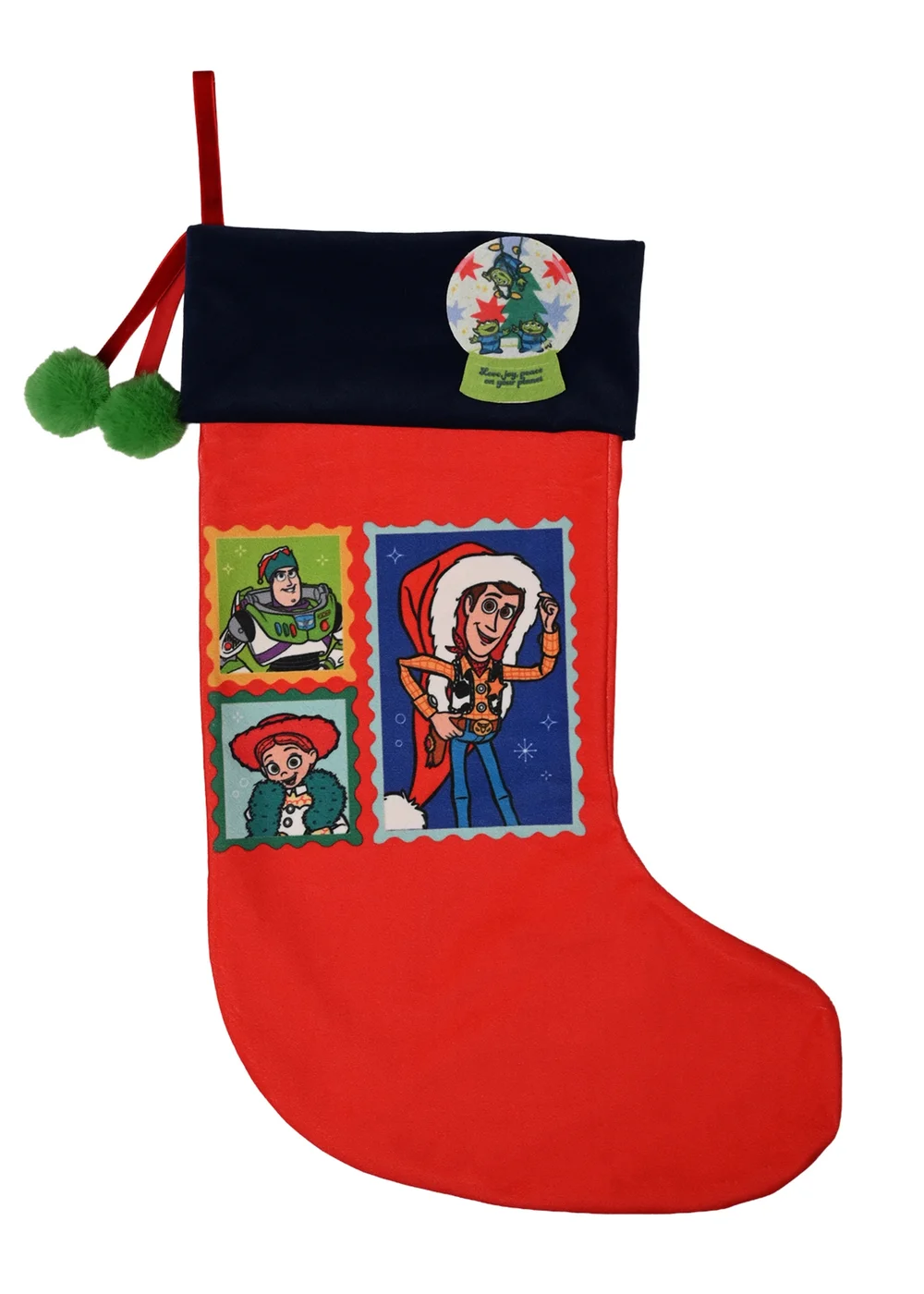 Disney Icon Toy Story Present Stocking Red & Black - One Size Image 1