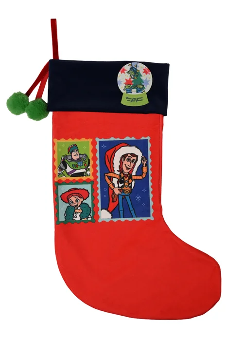 Disney Icon Toy Story Present Stocking Red & Black - One Size Image 1