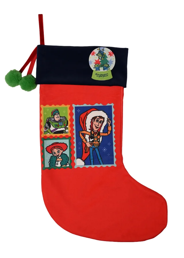 Disney Icon Toy Story Present Stocking Red & Black