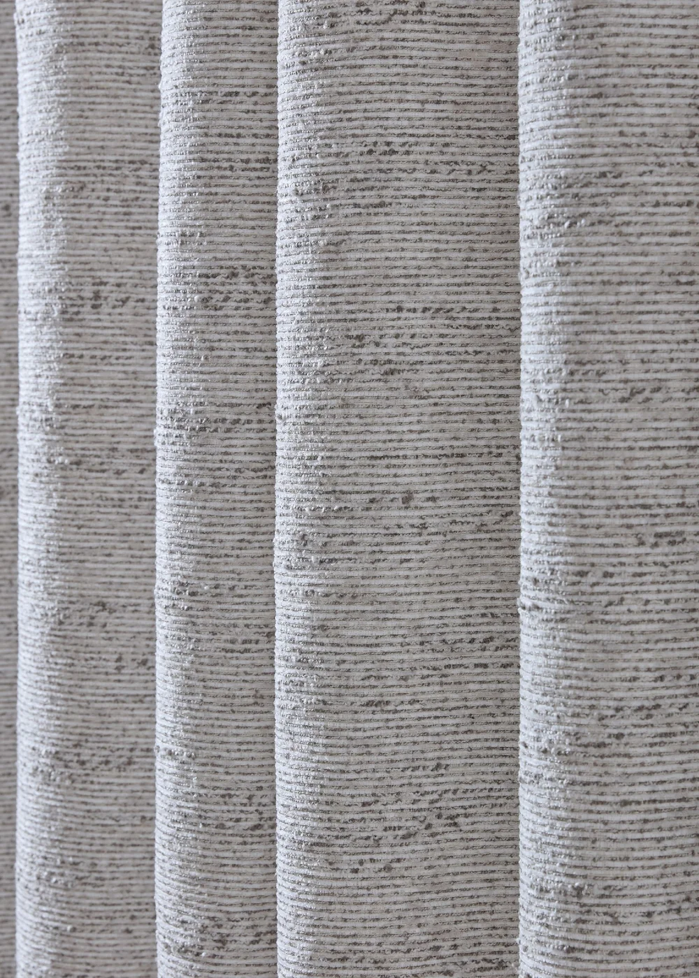 Catherine Lansfield Chunky Boucle Lined Eyelet Curtains Cream - 90W X 90D (229x229cm) Image 3