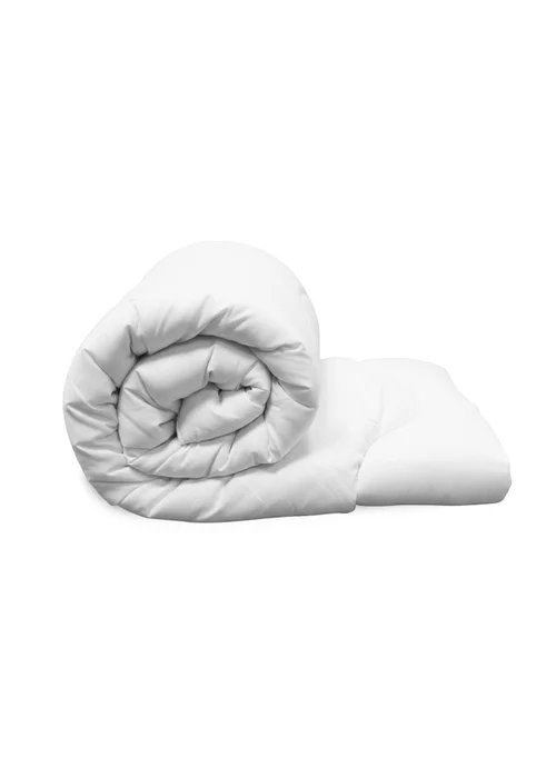 Bianca Fine Linens Super Soft Microfibre 13.5 tog Duvet White - Single Image 2