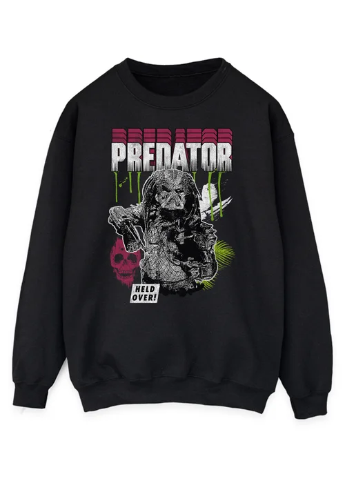 Spiral Galaxy Disney Predator Held Over Halloween Black Graphic Sweatshirt - 5XL Image 1