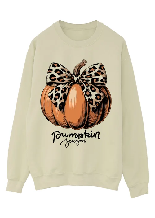 Spiral Galaxy Halloween Pumpkin Seasons Sand Graphic Sweatshirt - 5XL Image 1