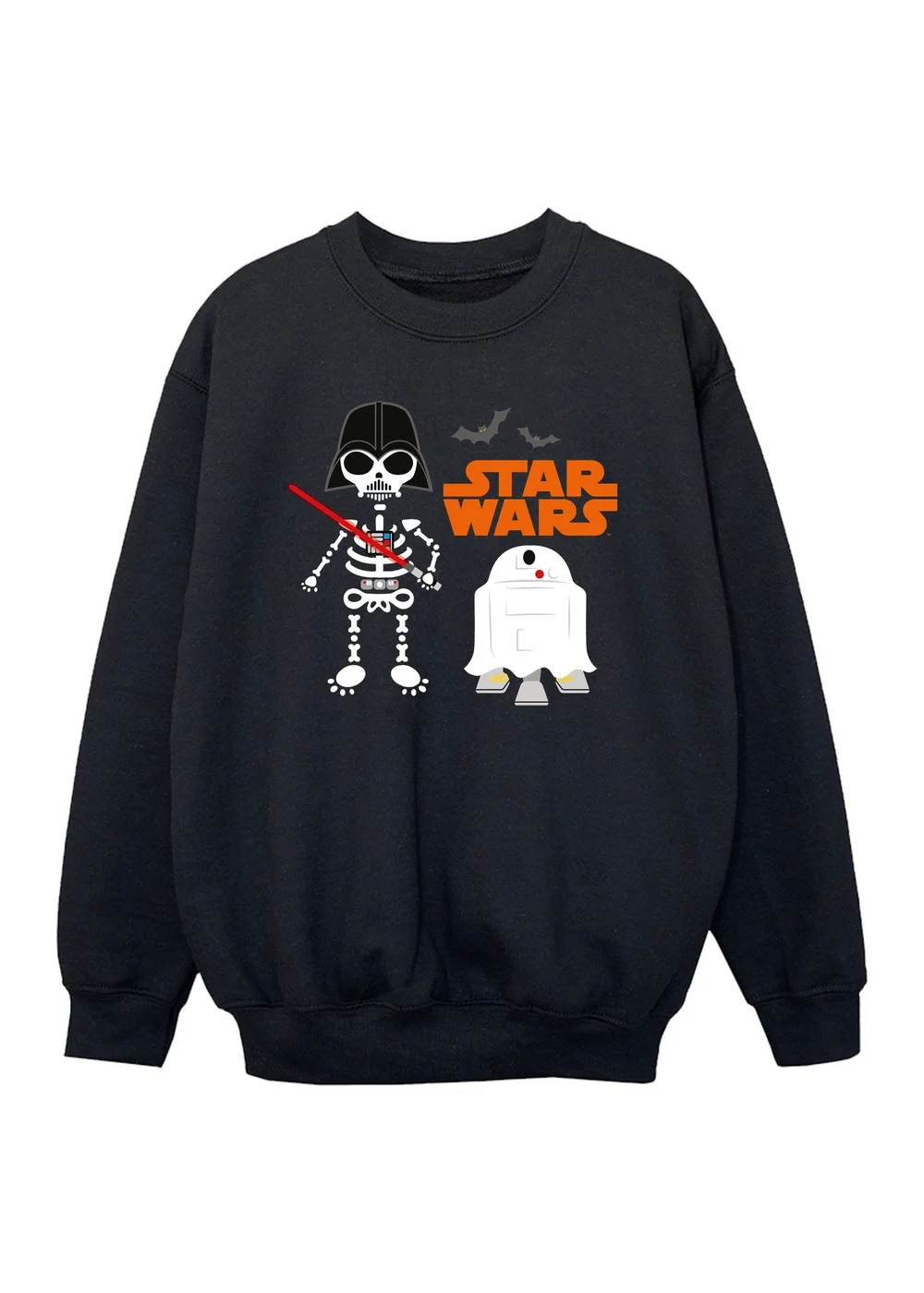 Ada & Ted Star Wars Sith Halloween Boys Black Graphic Sweatshirt (3-13 Years) - 5-6 Yrs Image 1