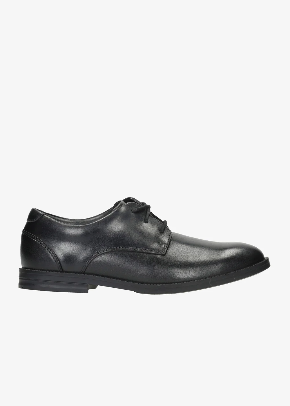 Clarks School Boys Black Rufus Edge Youth Leather Standard - 4 Image 1