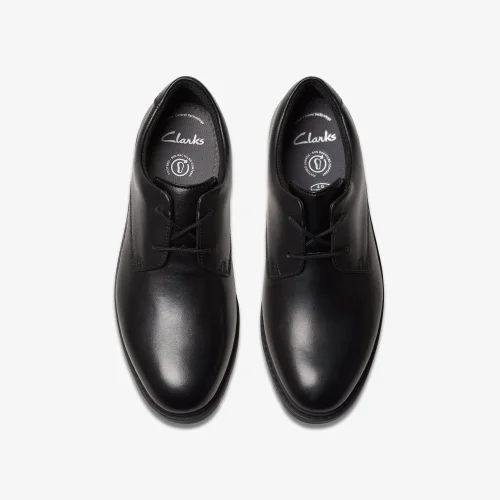 Clarks School Scala Loop Youth Black Leather Standard - 3.5 Image 6