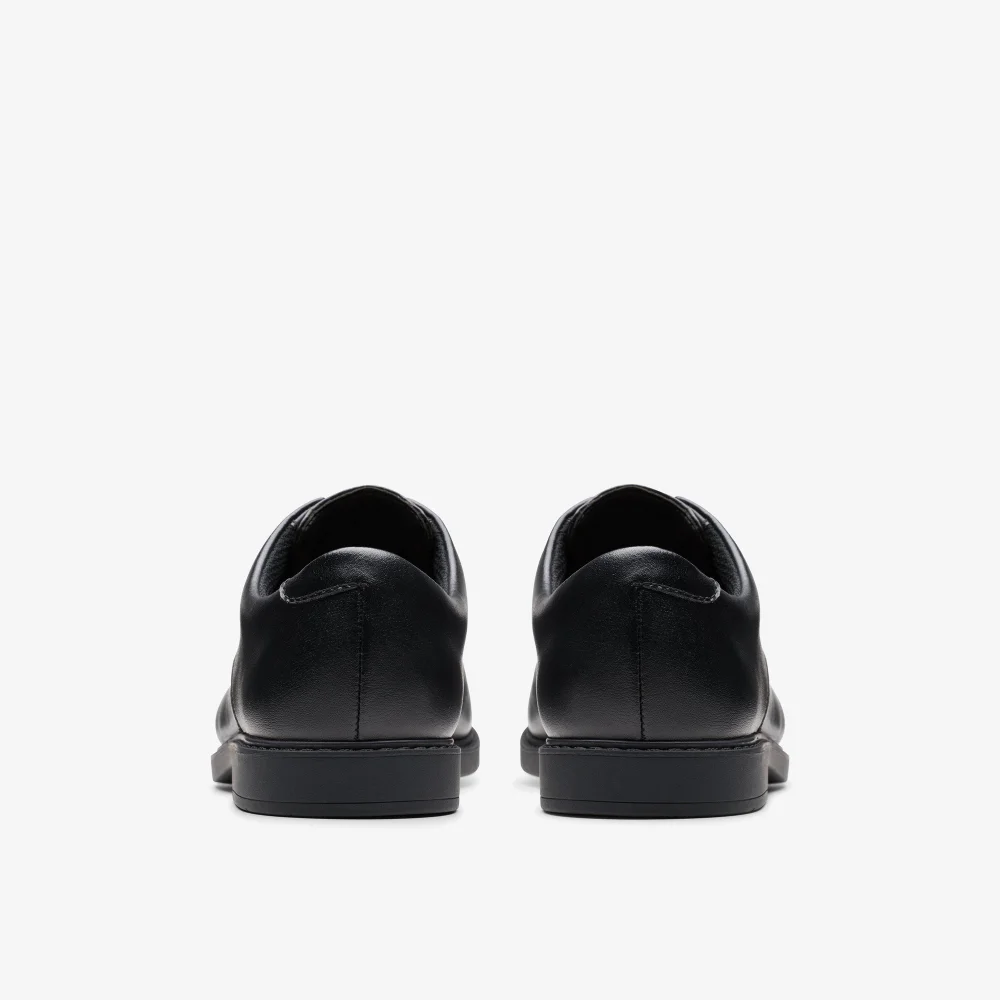 Clarks School Scala Loop Youth Black Leather Wide - 4.5 Image 5