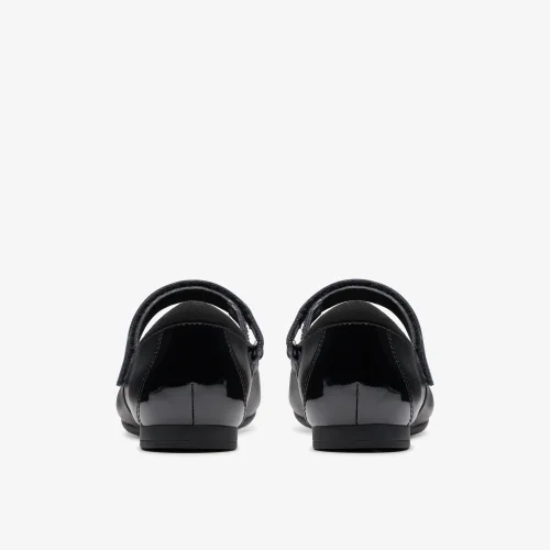 Clarks School Scala Gem Youth Black Leather Extra Narrow - 4 Image 5